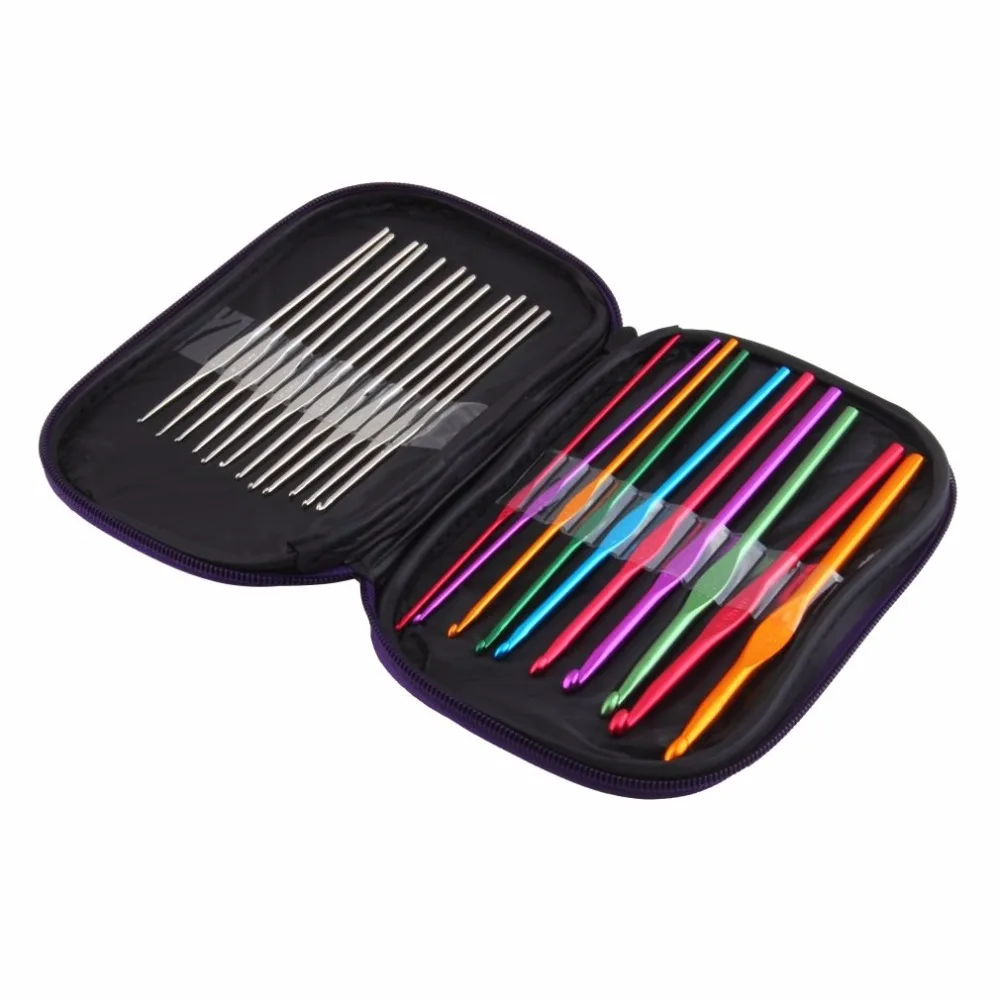22pcs/set Multi Knitting Tools Sweater Needles Aluminium Crochet Hooks Hand Sewing Sweater Weave Craft Yarn Stitches With Bag
22pcs/set Multi Knitting Tools Sweater Needles Aluminium Crochet Hooks Hand Sewing Sweater Weave Craft Yarn Stitches With Bag