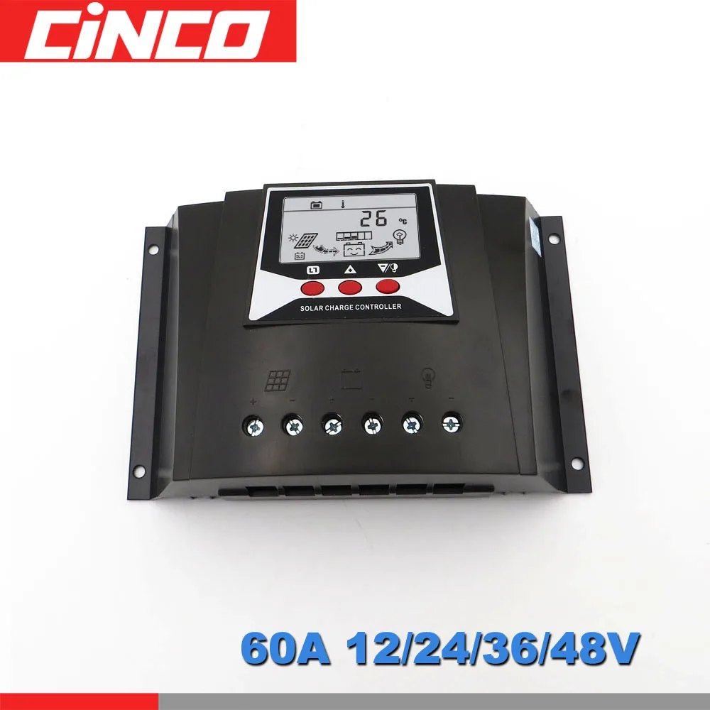 PWM 60AMPS 12V 24V 36V 48V 60A Solar Charger Regulators Auto Backlight LiFePO4 lithium Battery 3.2V 3.7V
PWM 60AMPS 12V 24V 36V 48V 60A Solar Charger Regulators Auto Backlight LiFePO4 lithium Battery 3.2V 3.7V