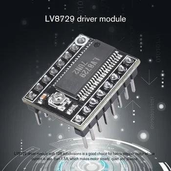 LV8729 Stepper Motor StepStick Mute Driver Ultra Quiet Driver Full Microstep Driver Controll 3D printer accessories
LV8729 Stepper Motor StepStick Mute Driver Ultra Quiet Driver Full Microstep Driver Controll 3D printer accessories