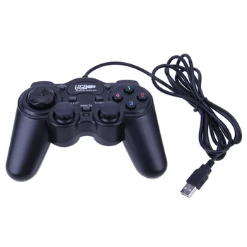 Factory wholesaler Universal WireDual Vibration USB850 Plug Game Pads Controller for PC Gamepads Game Controller with USB Cable
Factory wholesaler Universal WireDual Vibration USB850 Plug Game Pads Controller for PC Gamepads Game Controller with USB Cable