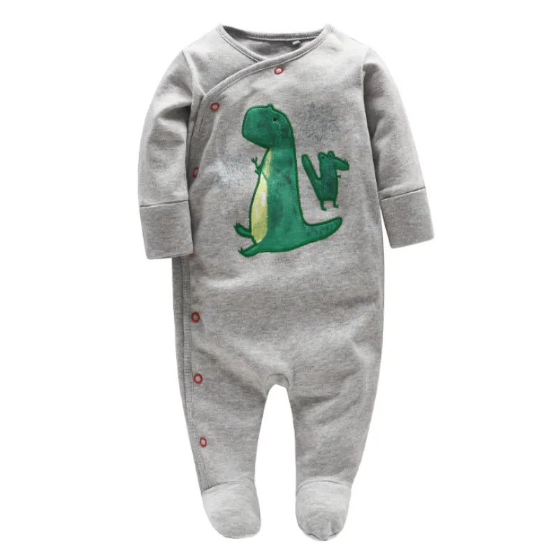 Picturesque Childhood NewBorn Baby Boy Footies Green Dinosaur Print Cotton Covered Button O-neck Babygrow Costume
Picturesque Childhood NewBorn Baby Boy Footies Green Dinosaur Print Cotton Covered Button O-neck Babygrow Costume