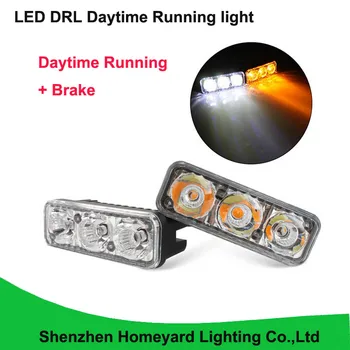 2016 High brightness new fish light 9CM drl daytime running light with brake led fog light no need modify for all car
2016 High brightness new fish light 9CM drl daytime running light with brake led fog light no need modify for all car