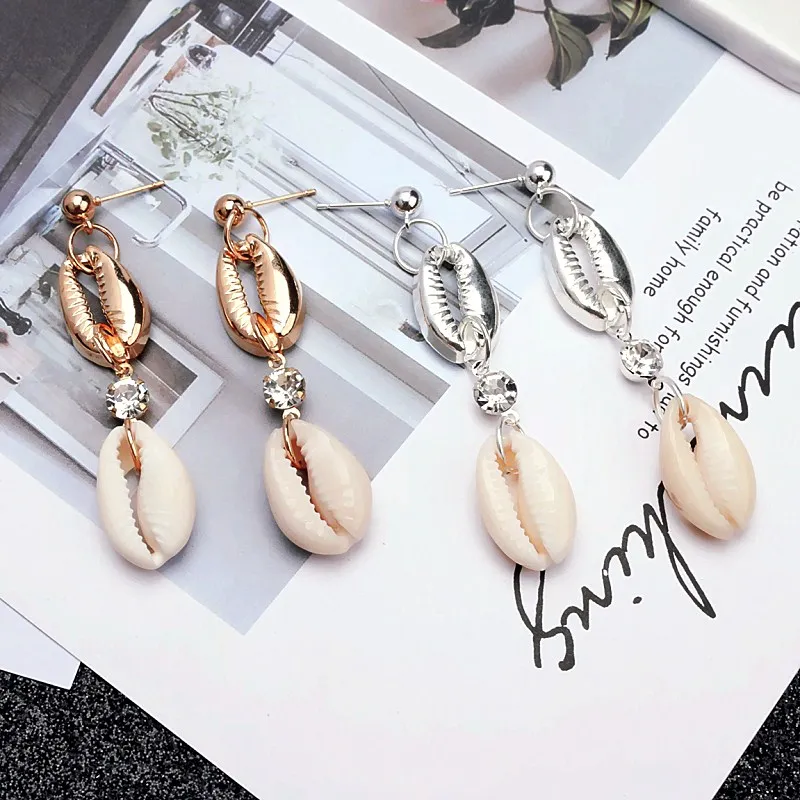2019 Summer Fashion Jewelry Gold Shell Starfish Geometric Irregular Conch Statement Earrings Exaggerated Accessories
2019 Summer Fashion Jewelry Gold Shell Starfish Geometric Irregular Conch Statement Earrings Exaggerated Accessories