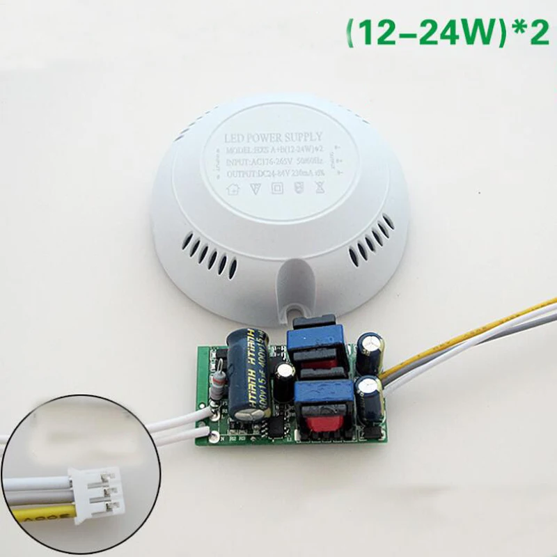 LED Light Transformer 12-24W 18W Rectifier Double Three Color Subsection Dimming Drive Power Supply 20pcs
LED Light Transformer 12-24W 18W Rectifier Double Three Color Subsection Dimming Drive Power Supply 20pcs