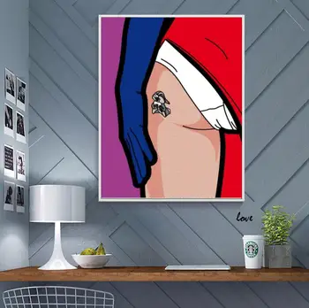 Wall art modern art hand painted pop art oil painting on canvas graffiti street art good for bedroom decoration
Wall art modern art hand painted pop art oil painting on canvas graffiti street art good for bedroom decoration