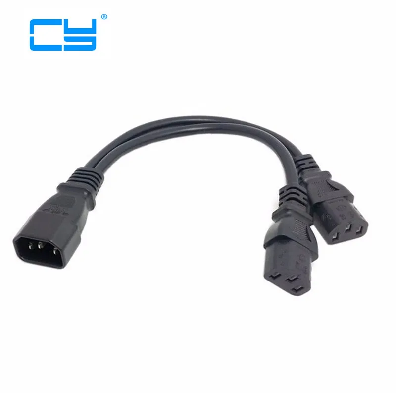 Single C14 to Dual C13 5-13R Short Power Y Type Splitter Adapter adaptor Cable Cord 25cm
Single C14 to Dual C13 5-13R Short Power Y Type Splitter Adapter adaptor Cable Cord 25cm