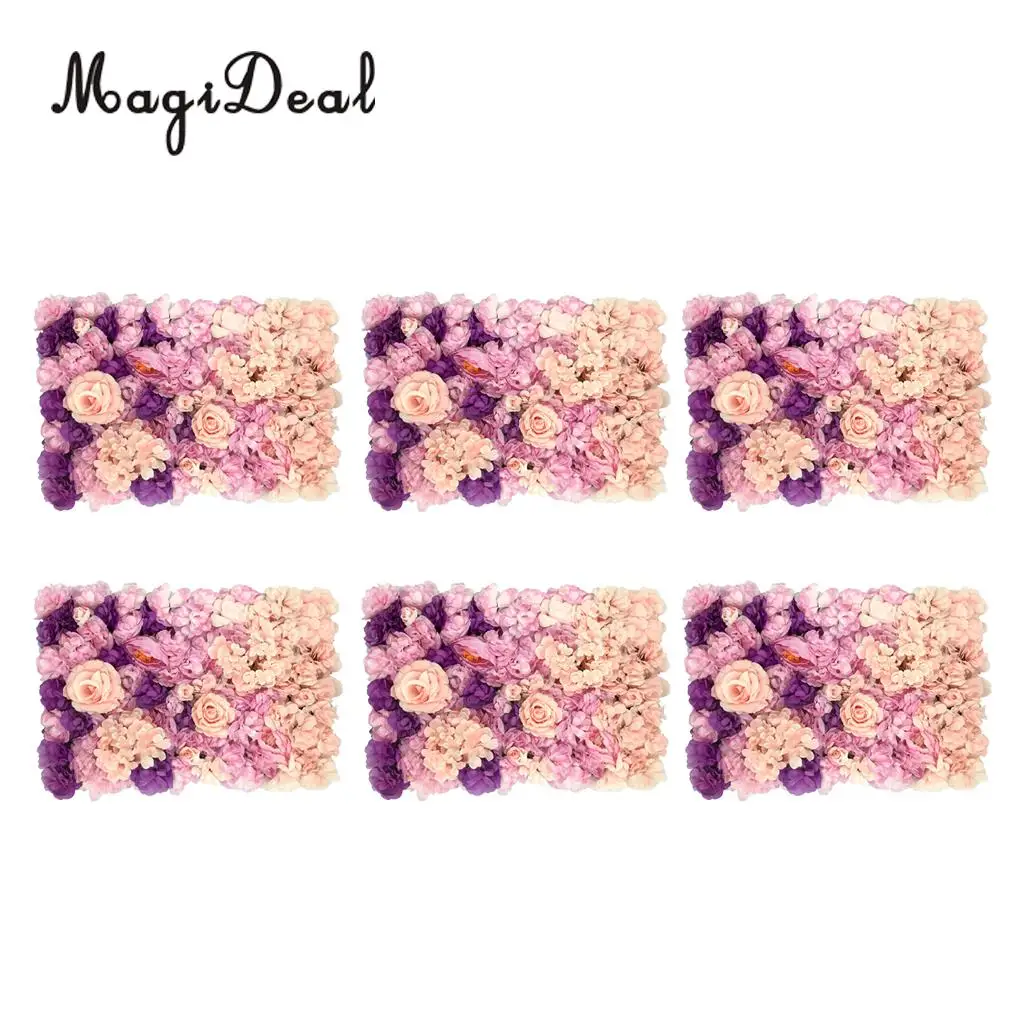 MagiDeal 6pcs Upscale Artificial Flower Wall Panels Photo Backdrop Wedding Venue Decorations Gradient Color
MagiDeal 6pcs Upscale Artificial Flower Wall Panels Photo Backdrop Wedding Venue Decorations Gradient Color