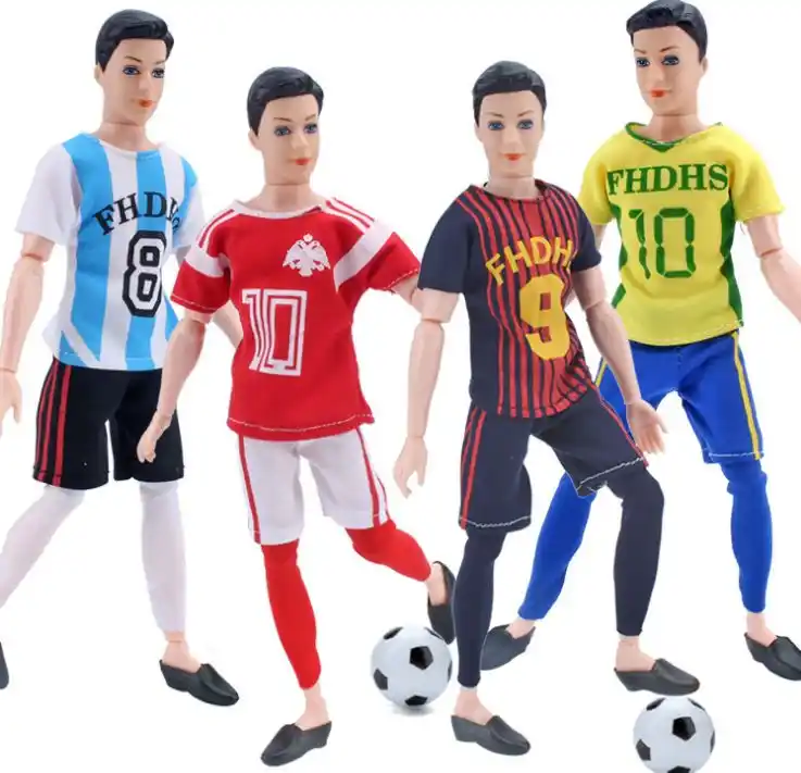barbie football doll
