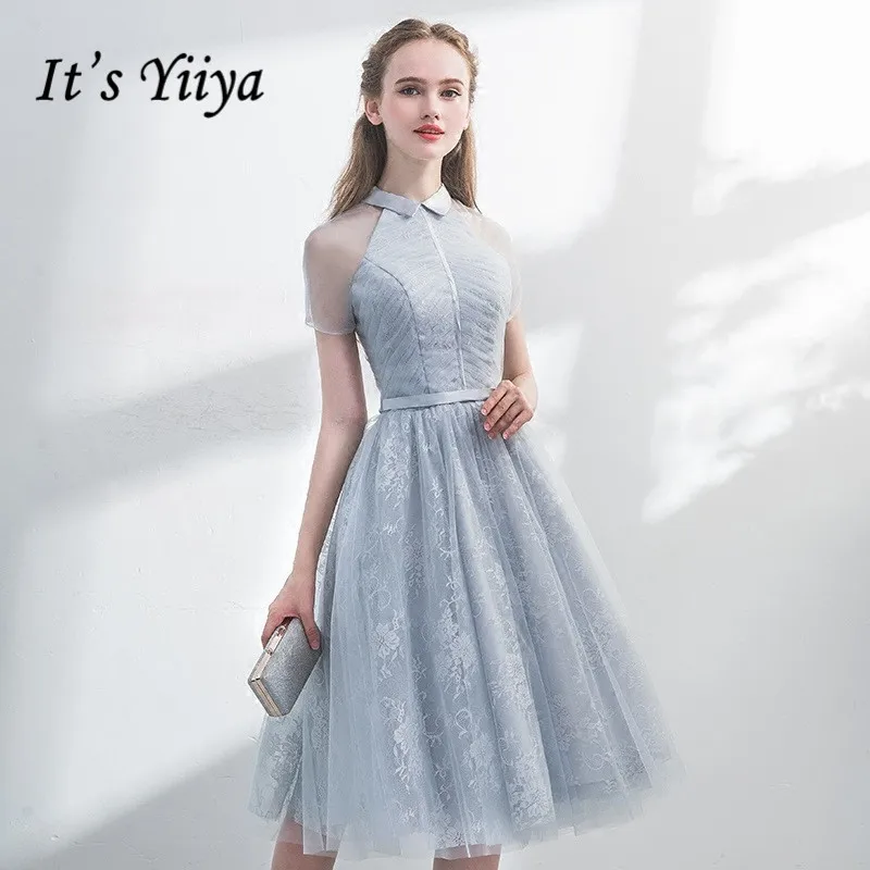 It's YiiYa Cocktail Gowns 2019 Elegant Short Sleeve Embroidery A-line Knee Length Dresses Lace Zipper Slim Formal Dress LX403
It's YiiYa Cocktail Gowns 2019 Elegant Short Sleeve Embroidery A-line Knee Length Dresses Lace Zipper Slim Formal Dress LX403