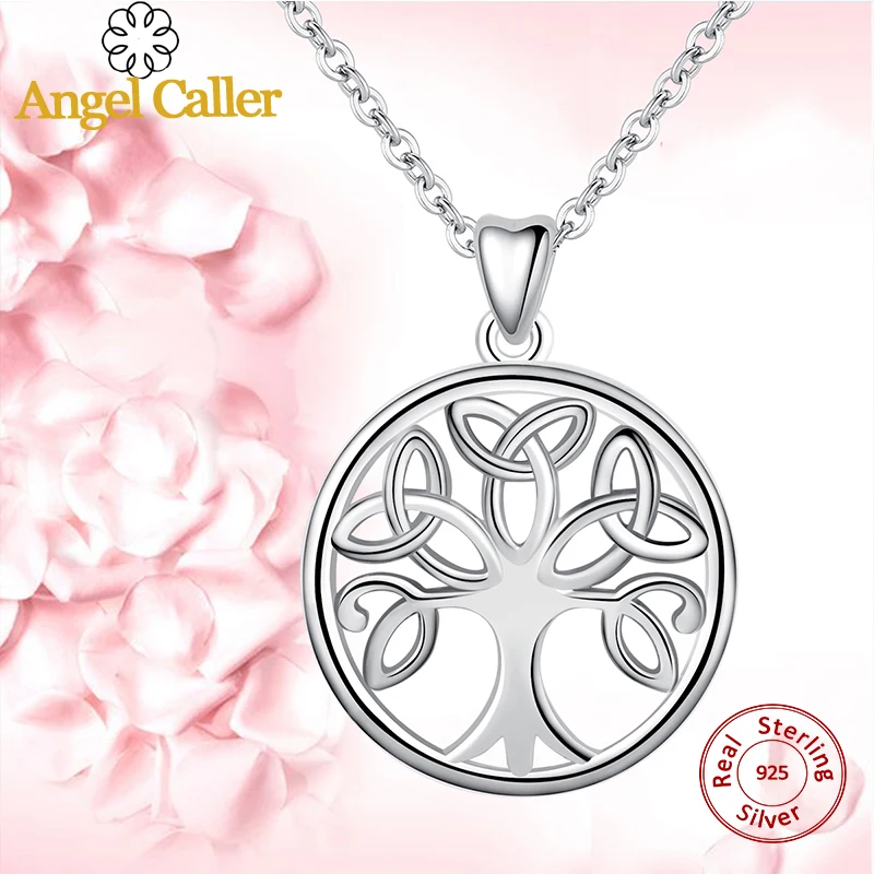 Angel Caller S925 Sliver Irish Celtics Tree of Life Pendants Necklace Crann Bethadh Torque Women Gril Sterling Sliver Jewelry
Angel Caller S925 Sliver Irish Celtics Tree of Life Pendants Necklace Crann Bethadh Torque Women Gril Sterling Sliver Jewelry
