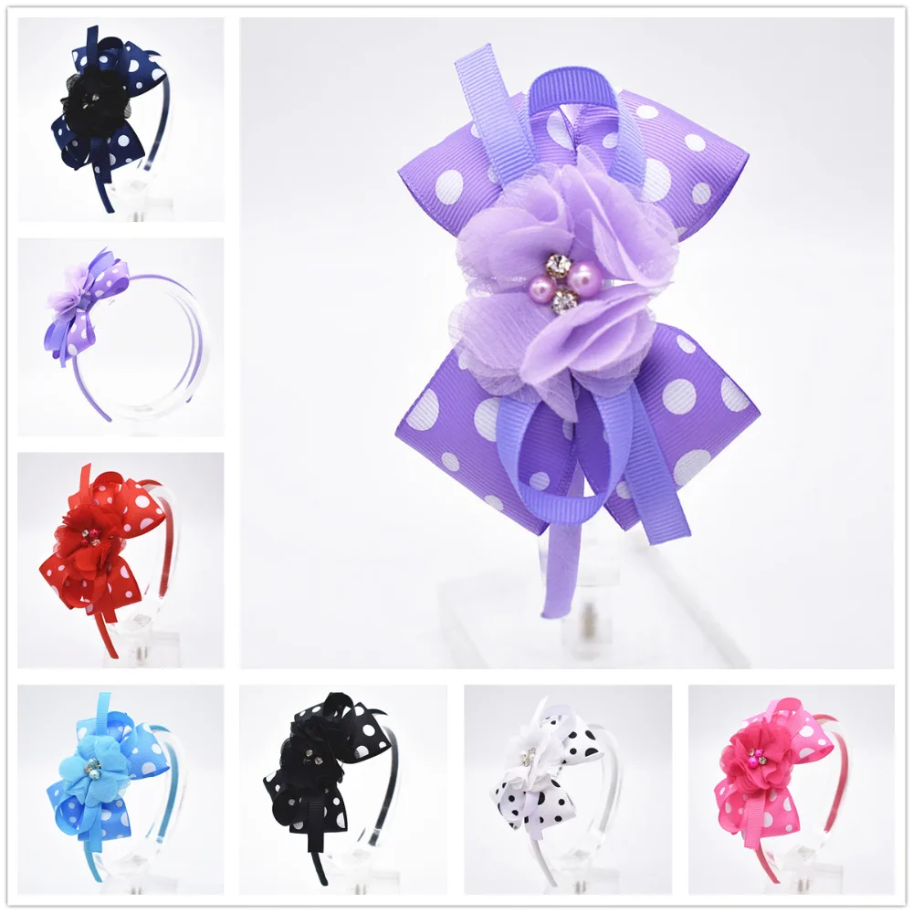 Fashion Dot Bow Knot Hairbands for Girl Ribbon Bows Hair Band Kids Birthday Gift Chiffon Flowers Headband Hair Accessories
Fashion Dot Bow Knot Hairbands for Girl Ribbon Bows Hair Band Kids Birthday Gift Chiffon Flowers Headband Hair Accessories