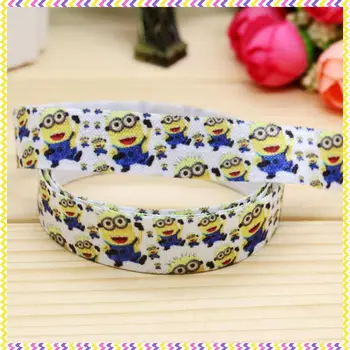 5/8 inch Free shipping Elastic FOE minions printed headband headwear diy hair band wholesale OEM H4441
5/8 inch Free shipping Elastic FOE minions printed headband headwear diy hair band wholesale OEM H4441