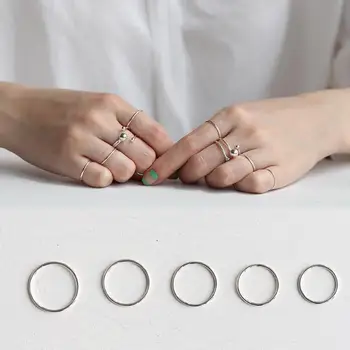 100% Real Pure 925 Sterling Silver Ring Fashion Simple Smooth Fine Ring Thin Little finger Rings For Women Jewelry Gift
100% Real Pure 925 Sterling Silver Ring Fashion Simple Smooth Fine Ring Thin Little finger Rings For Women Jewelry Gift