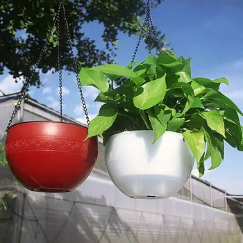 1pc Indoor Garden Hanging Flower Pot Plastic Succulent Plants Planter Home Flower Pots Scindapsus Plant Holder Pots with Chain
1pc Indoor Garden Hanging Flower Pot Plastic Succulent Plants Planter Home Flower Pots Scindapsus Plant Holder Pots with Chain