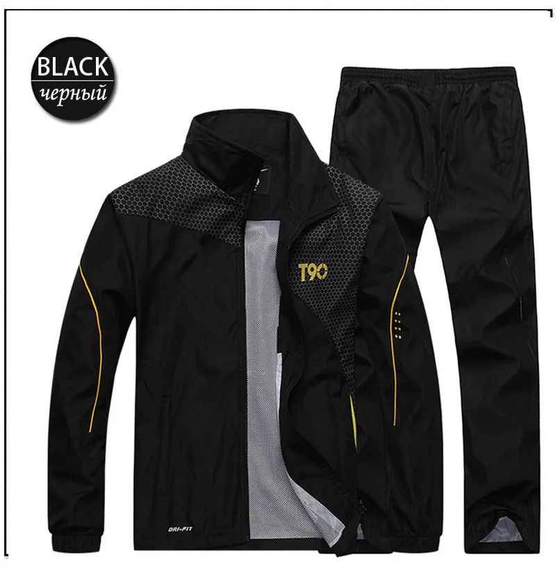 2019 spring Running Sets Men Sport Suits Sportswear Set Polyester Fitness Training Warm spring Tracksuit Zip Pocket Jogging Suit
2019 spring Running Sets Men Sport Suits Sportswear Set Polyester Fitness Training Warm spring Tracksuit Zip Pocket Jogging Suit
