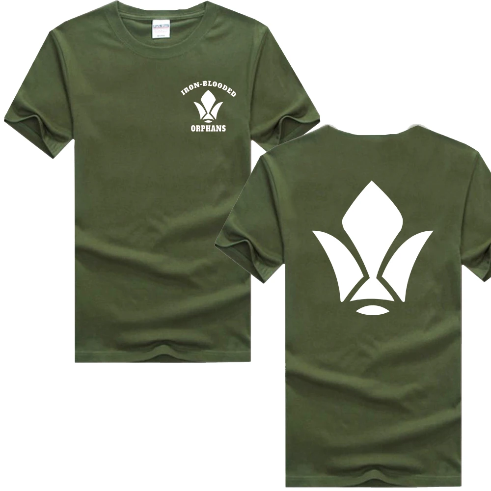 Mobile suits Gundam Iron blooded Orphans Tekkadan t shirts Tekkadan emblem printing Gundam fans t shirts Army green t shirt 2019
Mobile suits Gundam Iron blooded Orphans Tekkadan t shirts Tekkadan emblem printing Gundam fans t shirts Army green t shirt 2019