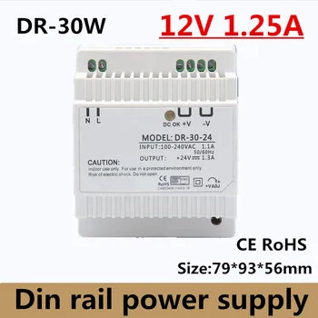 30w 12VDC 2A single output din rail switching power supply ac110v /220v to dc 12v free shipping (model:DR-30-12)
30w 12VDC 2A single output din rail switching power supply ac110v /220v to dc 12v free shipping (model:DR-30-12)