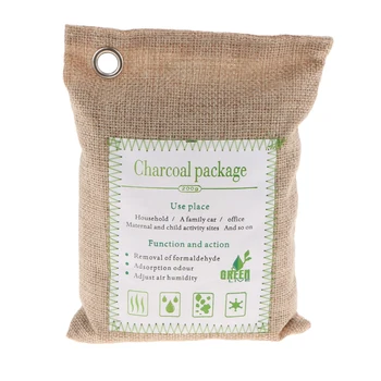 200g Bamboo Charcoal Air Purifying Bag, Car Air Freshener, Closet Air Purifier, Home Air Freshener - Beige
200g Bamboo Charcoal Air Purifying Bag, Car Air Freshener, Closet Air Purifier, Home Air Freshener - Beige