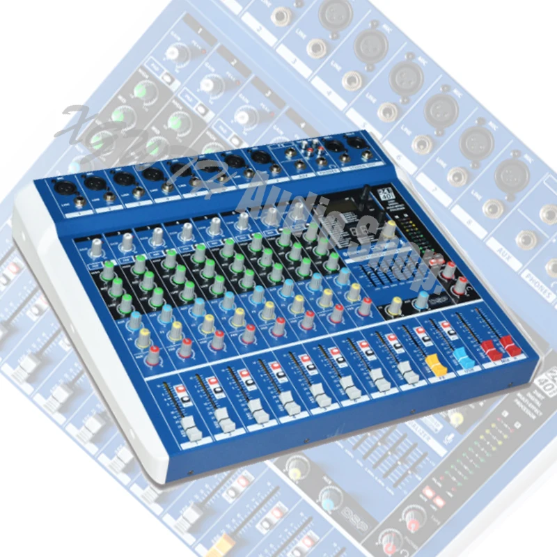 8 Channel Bluetooth Mixer 24-Bit DSP Digital Effect Sound Mixing Console Equipment USB 48V DJ Mixing Recording Studio Equipment
8 Channel Bluetooth Mixer 24-Bit DSP Digital Effect Sound Mixing Console Equipment USB 48V DJ Mixing Recording Studio Equipment