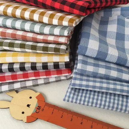 Micro-elastic plaid fabric dress color woven clothing fabric scarf female ins wind handmade DIY 1m
Micro-elastic plaid fabric dress color woven clothing fabric scarf female ins wind handmade DIY 1m