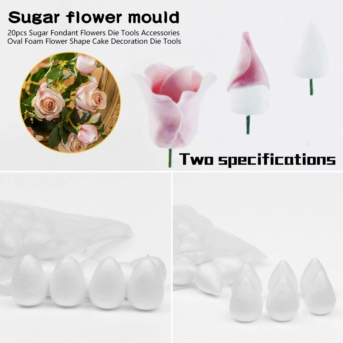 20pcs/bag DIY cake mold biscuit cutter Sugar Fondant Flowers Die Oval Tools Accessories Oval Foam Flower Shape foam flowers
20pcs/bag DIY cake mold biscuit cutter Sugar Fondant Flowers Die Oval Tools Accessories Oval Foam Flower Shape foam flowers