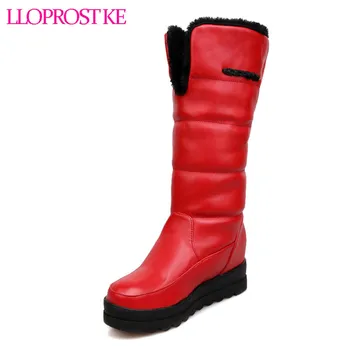 LLoprost KE Winter warm woman shoes slip-on lace bowknot boots fashion trifle waterproof knee-high snow women bota dxj1272
LLoprost KE Winter warm woman shoes slip-on lace bowknot boots fashion trifle waterproof knee-high snow women bota dxj1272