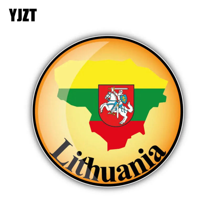 YJZT 13CM*13CM Car Sticker Lithuania Map Flag Decal Car Window Body Accessories 6-1326
YJZT 13CM*13CM Car Sticker Lithuania Map Flag Decal Car Window Body Accessories 6-1326