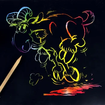 New LiuPingTang 10pcs/set Pupils children colorful creative hand-painted A4 scraping paper diy graffiti Coloring Book
New LiuPingTang 10pcs/set Pupils children colorful creative hand-painted A4 scraping paper diy graffiti Coloring Book