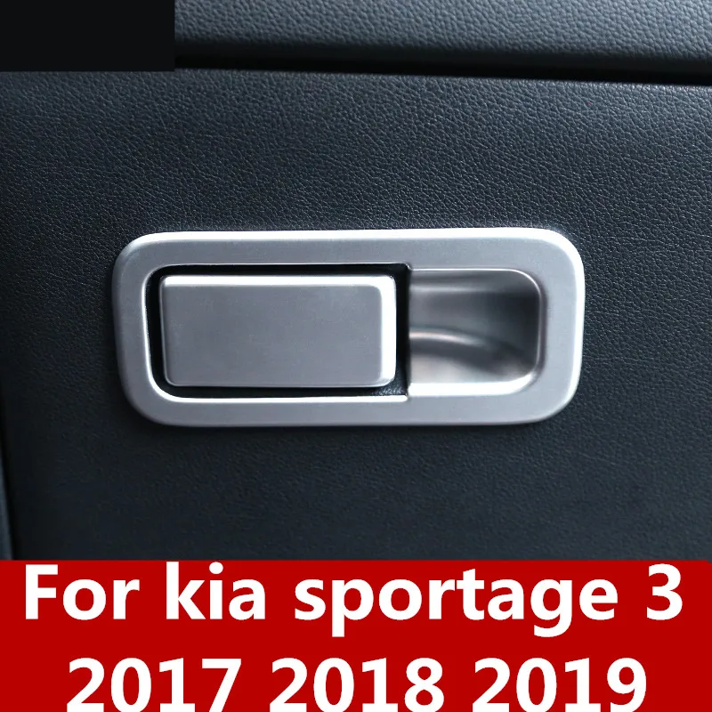 Glove box decorative frame Cover Trim glove box handle stickers Car-Styling car Accessories For kia sportage 3 2017 2018 2019
Glove box decorative frame Cover Trim glove box handle stickers Car-Styling car Accessories For kia sportage 3 2017 2018 2019