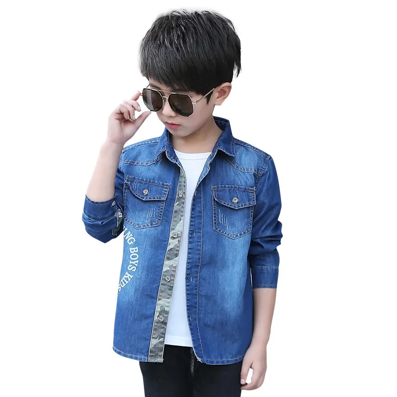 2019 Autumn New Kids Boys Denim Camouflage Shirt Teens Long Sleeve Blouses Tops Jeans Top Shirts 5 6 7 8 9 10 11 12 13 14 Years
2019 Autumn New Kids Boys Denim Camouflage Shirt Teens Long Sleeve Blouses Tops Jeans Top Shirts 5 6 7 8 9 10 11 12 13 14 Years