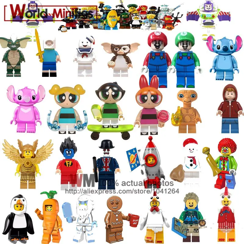 Single legoings Unicorn 17 Super Mario Girl Gingerbread Man Medusa Girl Statue of Liberty Unicorn Rocket friends Building Blocks
Single legoings Unicorn 17 Super Mario Girl Gingerbread Man Medusa Girl Statue of Liberty Unicorn Rocket friends Building Blocks