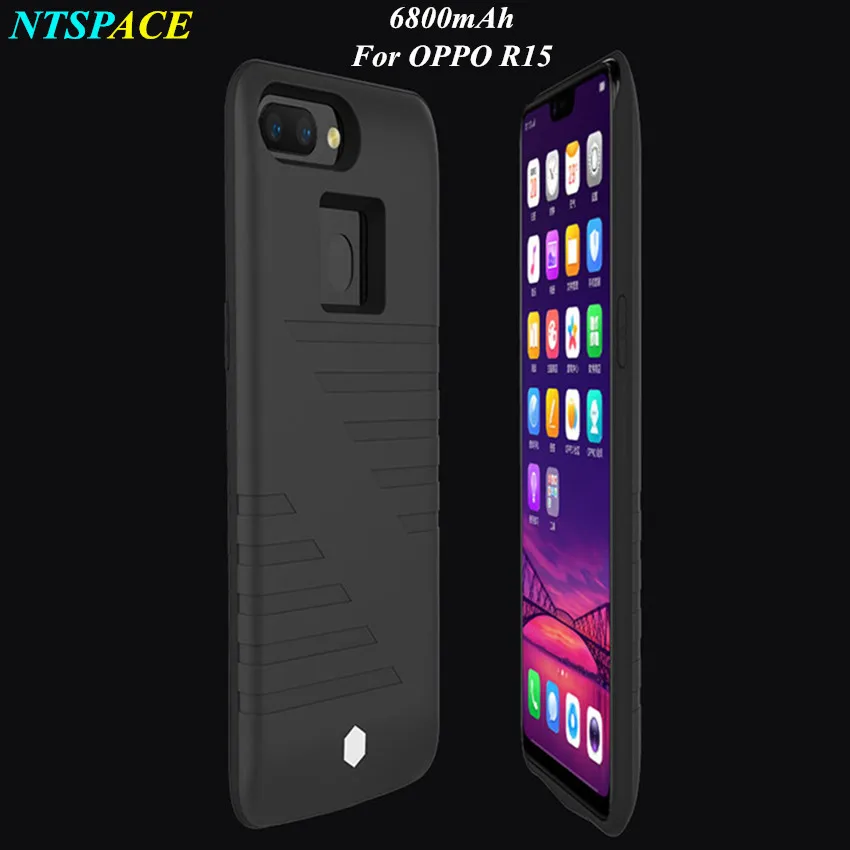 NTSPACE Back Clip Mobile Power 6800mAh External Battery Case For OPPO R15 Portable Charging Case Backup Battery Cover
NTSPACE Back Clip Mobile Power 6800mAh External Battery Case For OPPO R15 Portable Charging Case Backup Battery Cover