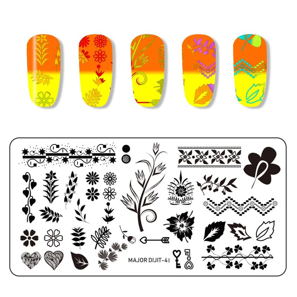 HAICAR Nail Stamping Plates 2019 Splice Image Nail Art Design Stamping Kits Manicure Template Set Gel Nail Polish Set Nails Art
HAICAR Nail Stamping Plates 2019 Splice Image Nail Art Design Stamping Kits Manicure Template Set Gel Nail Polish Set Nails Art