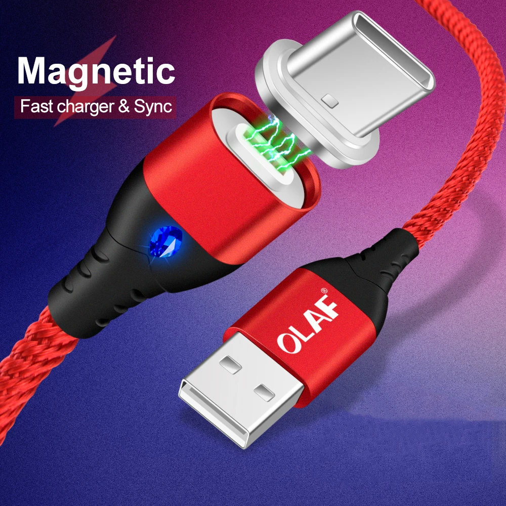 Olaf USB C Magnetic Cable Fast Charging Phone Type-C Magnet Charger Adapter For Samsung Galaxy S9 Huawei Xiaomi Mi 8 A2 lite
Olaf USB C Magnetic Cable Fast Charging Phone Type-C Magnet Charger Adapter For Samsung Galaxy S9 Huawei Xiaomi Mi 8 A2 lite