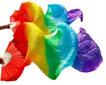 Women's Hot Sale 100% Silk Belly Dance Belly Dance Fan High Quality Rainbow Color
Women's Hot Sale 100% Silk Belly Dance Belly Dance Fan High Quality Rainbow Color