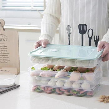 Save Space Food Storage Box Fish Egg Dumplings Refrigerator Storage Organizer Food Container Kitchen Sealed Fresh Fridge Boxes
Save Space Food Storage Box Fish Egg Dumplings Refrigerator Storage Organizer Food Container Kitchen Sealed Fresh Fridge Boxes
