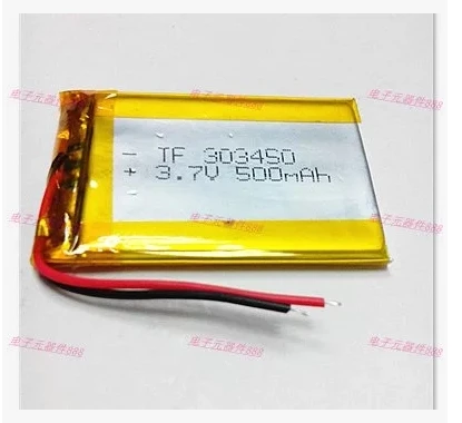 Wholesale A new product polymer battery lithium battery 3.7v 303450 navigator MP4 MP5 universal battery
Wholesale A new product polymer battery lithium battery 3.7v 303450 navigator MP4 MP5 universal battery