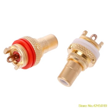 High Quality New 8PCS Red+White HIFI RCA Socket Socket Chassis High Quality CMC Female Connector
High Quality New 8PCS Red+White HIFI RCA Socket Socket Chassis High Quality CMC Female Connector