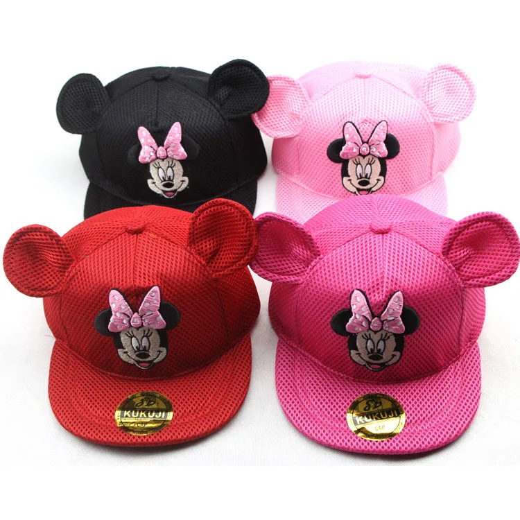 Fashion Cartoon Kids Hat Boy and Girl Baseball Caps Cute Mouse Mickey Baseball Hat with Ears Ventilate Adjustable Baseball Hat
Fashion Cartoon Kids Hat Boy and Girl Baseball Caps Cute Mouse Mickey Baseball Hat with Ears Ventilate Adjustable Baseball Hat