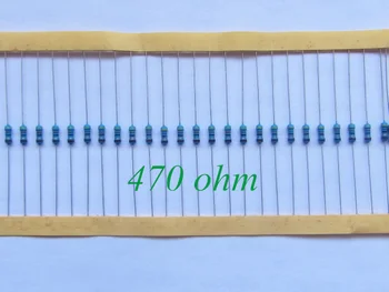 100pcs 1/4W Metal Film Resistor 470 ohm 470R 1% Tolerance Precision RoHS Lead Free In Stock
100pcs 1/4W Metal Film Resistor 470 ohm 470R 1% Tolerance Precision RoHS Lead Free In Stock