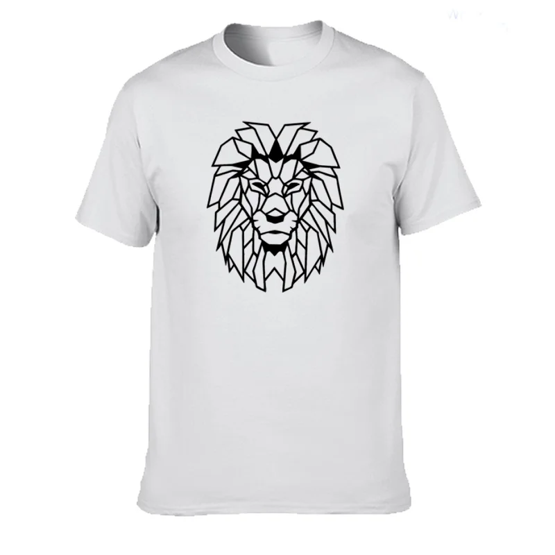 New Geometric Animal Tshirt Lion Head Art Line Design T-shirt Men's Fashion Cotton T-Shirt Teen Street Clothing Men Plus Size
New Geometric Animal Tshirt Lion Head Art Line Design T-shirt Men's Fashion Cotton T-Shirt Teen Street Clothing Men Plus Size