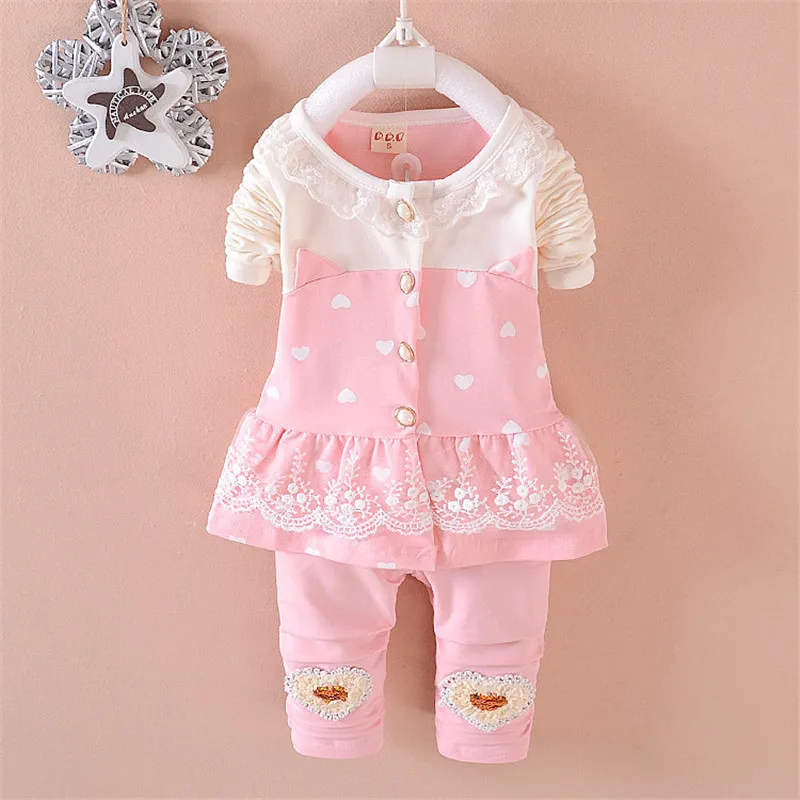 BibiCola 2018 baby girls clothing spring autumn sets cartoon print lace coat+pants clothes infant casual clothing toddler suit
BibiCola 2018 baby girls clothing spring autumn sets cartoon print lace coat+pants clothes infant casual clothing toddler suit