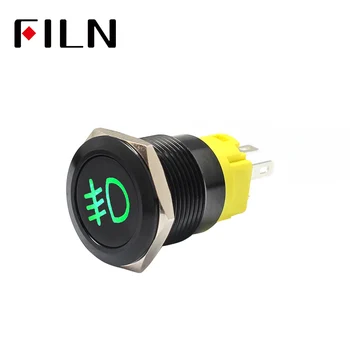 19mm 12v LED black shell metal push button switch dashboard custom Front fog symbol momentary latching on off car racing switch
19mm 12v LED black shell metal push button switch dashboard custom Front fog symbol momentary latching on off car racing switch