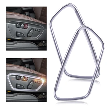 beler New 1 pair Silver Auto Seat Adjuster Button Decoration Cover Trim Frame Interior Car Decorations fit for BMW X1 2016
beler New 1 pair Silver Auto Seat Adjuster Button Decoration Cover Trim Frame Interior Car Decorations fit for BMW X1 2016