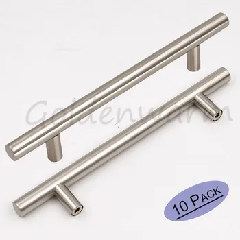 Goldenwarm Kitchen Cabinet Handle Stainless Steel Diameter 12mm Hole Center 128mm 5" Furniture Drawer Knob Pull 10 Pack
Goldenwarm Kitchen Cabinet Handle Stainless Steel Diameter 12mm Hole Center 128mm 5" Furniture Drawer Knob Pull 10 Pack