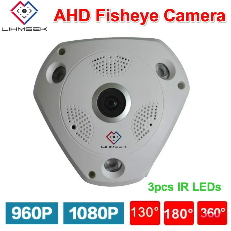 Lihmsek 1080P CCTV AHD Camera with Fisheye Panoramic Lens 130 180 360degree IR Night Vision 960P Fisheye Camera Analog CCTV Cam
Lihmsek 1080P CCTV AHD Camera with Fisheye Panoramic Lens 130 180 360degree IR Night Vision 960P Fisheye Camera Analog CCTV Cam