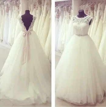 White Lace Appliques Backless Wedding Dresses Sleeveless Elegant Simple Bridal Dresses Open Back Cheap Wedding Gowns
White Lace Appliques Backless Wedding Dresses Sleeveless Elegant Simple Bridal Dresses Open Back Cheap Wedding Gowns