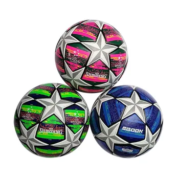 Size 5 Professional Trainning Football Soccer ball handmade Sewing Nylon wrapped yarn Football Match Outdoor sport Game footy
Size 5 Professional Trainning Football Soccer ball handmade Sewing Nylon wrapped yarn Football Match Outdoor sport Game footy