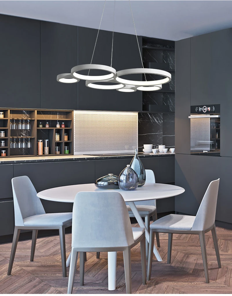 Multi-Cricle Acrylic Alu Silicone Lamp Post-modern Round abajurt LED Hanging Lamps Kitchen Restaurant Dining room circle lamp
Multi-Cricle Acrylic Alu Silicone Lamp Post-modern Round abajurt LED Hanging Lamps Kitchen Restaurant Dining room circle lamp