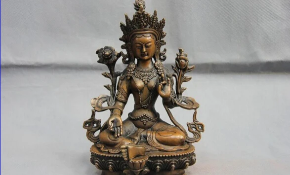 Collectible bronze lion statue S1003 8.5 Copper Bronze Green Tara Guan Yin Kwan-yin Bodhisattva Goddess Buddha Statue (B0328)
Collectible bronze lion statue S1003 8.5 Copper Bronze Green Tara Guan Yin Kwan-yin Bodhisattva Goddess Buddha Statue (B0328)